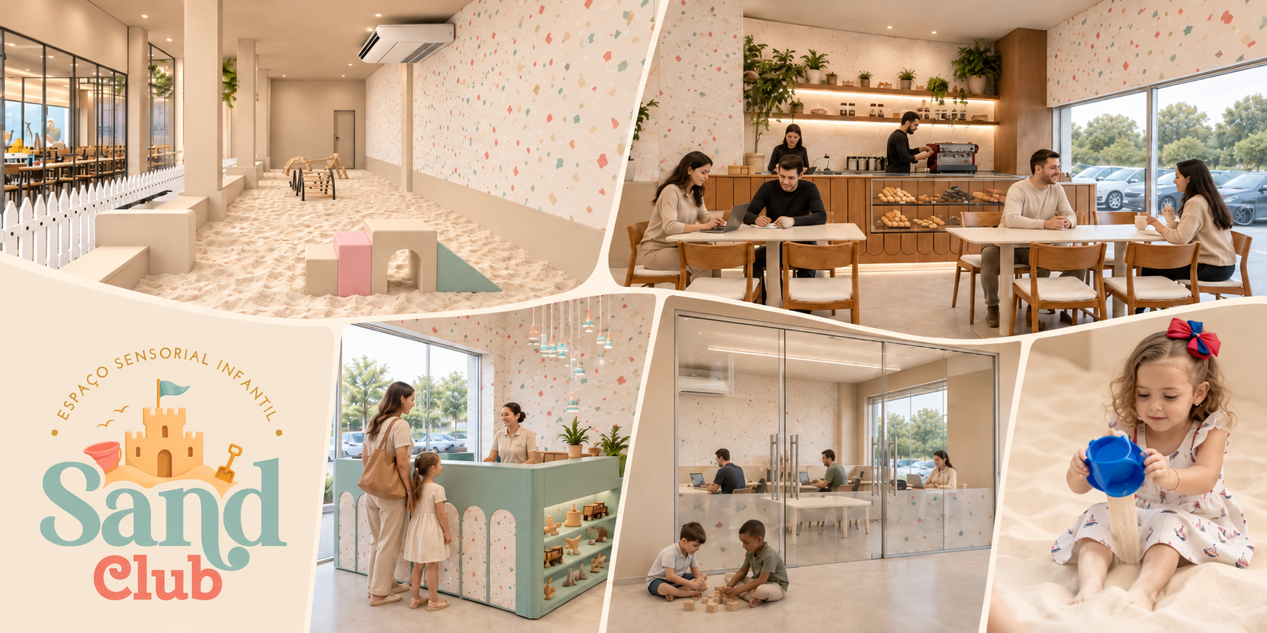 Interior sensorial premium do Sand Club